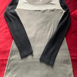 Long sleeve jumper/jumper dress in grey from Next, great condition, collection only.