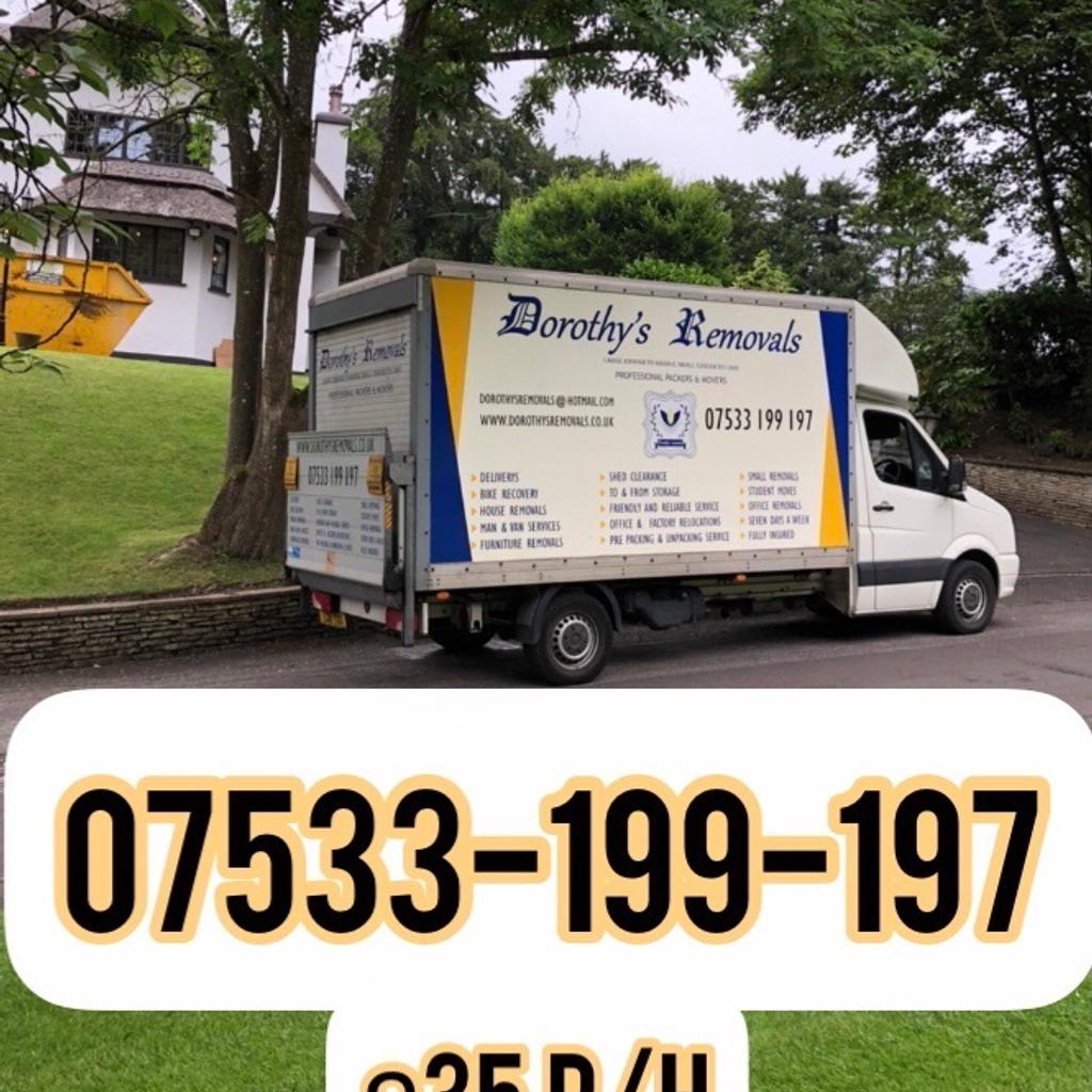 Removal van,man and van,rubbish clearance,

Man and van/removals/handyman

07533 199 197

Big Luton van with tail lift

**24hr 7days a week**

07533 199 197

Man and van/delivery/and waste service in London provides the best experience in the industry that you won't be disappointed

WEST LONDON BASED REMOVAL FIRM
we pick up everything including you

We carefully move everything with our well trained staff,fully insured for GOODS IN TRANSIT AND PUBLIC LIABILITY

07533 199 197

OUR SERVICES INCLUDE
🔺Full house & flat moves
🔺Multi drop
🔺Office relocation
🔺deliverys
🔺Motor bike delivery/recovery
🔺airport luggage pickup and drop off
🔺man and van service
🔺furniture removals
🔺shed clearance
🔺waste disposal
🔺pre packing & unpacking services
🔺small removals
🔺Student moves
🔺storage facility collection and delivery
🔺eBay,IKEA,Homebase (for collection just give us your order number & leave the rest to us)
🔺transporting equipment. schools,galleries

07533 199 197