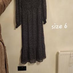 brand new bundle of 7 dresses it won't let me ad 2 all dresses brand new brought for holiday but holiday cancelled all size 6 perfect for summer price is for the full bundle