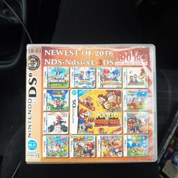 300 in 1 Game. Works on both DS and 3Ds. Includes many AAA games from Mario to Leo star wars.