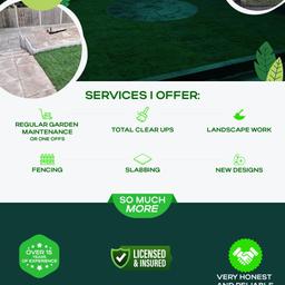 Hi all im James .
If you need any garden or landscape work  please call me on 07931266641 for a free quotation within 10 mile radius of walsall.
please check my photos and also check me out on google.
Thankyou.👍
James.
JW Garden Services