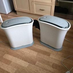 These were £100 each last year.
Brilliant at clearing the air for a large room.
New filters and very little use.
Ace for asthma, allergies, hay fever etc.
£40 each or both for £70