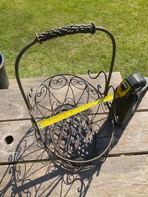 Buy & Sell Lancashire Fylde - Photos for Garden wrought iron basket