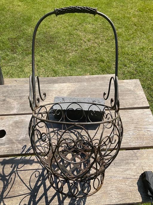 Buy & Sell Lancashire Fylde - Photos for Garden wrought iron basket