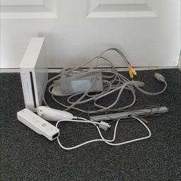 Nintendo wii with nunchuck and controller, used but still in good working condition. Collection only