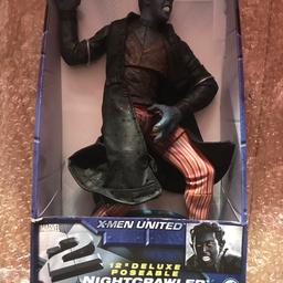 X-Men United Nightcrawler 12” Poseable Figurine Marvel by Toybiz

Also available is wolverine

Brand new in box