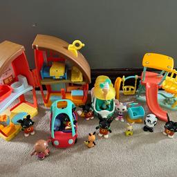 Assortment of Bing play sets really good condition