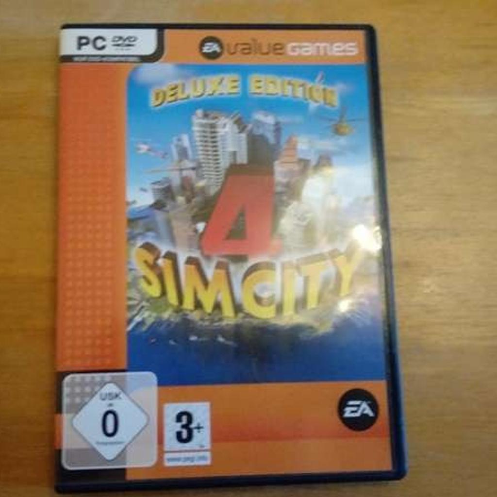 Verkaufe PC-Spiel "Sim City 4" in neuwertigem Zustand.