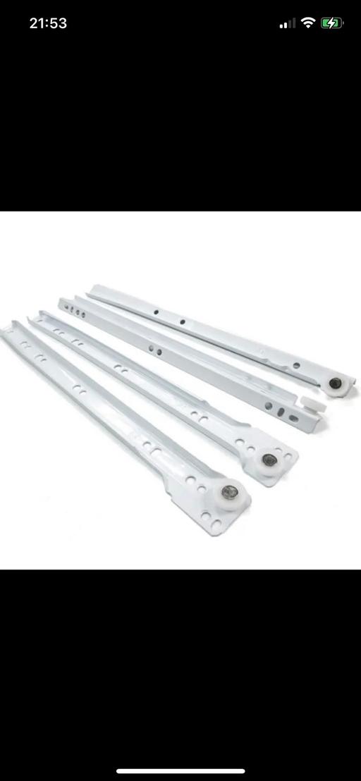 Buy & Sell West Midlands Birmingham - Photos for New Heavy Duty White Drawer Runners 450mm