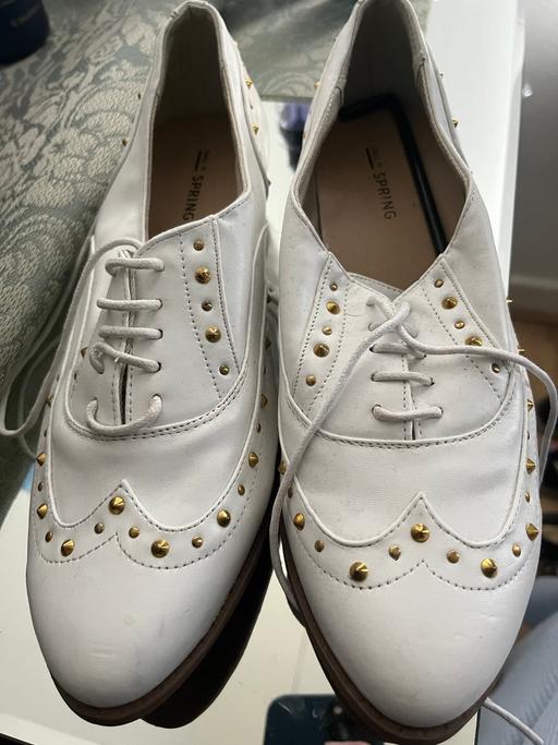 Buy & Sell East London South Woodford - East London - Photos for White studded shoes