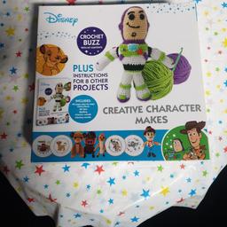 Crochet Buzz Lightyear and has instructions for 8 other projects.
Never been used.