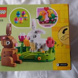 Lego Easter bunnies 40523.
Brand new never opened, sold as seen.
Collection only.
Please check out my other listings too as I have lots of other items for sale.