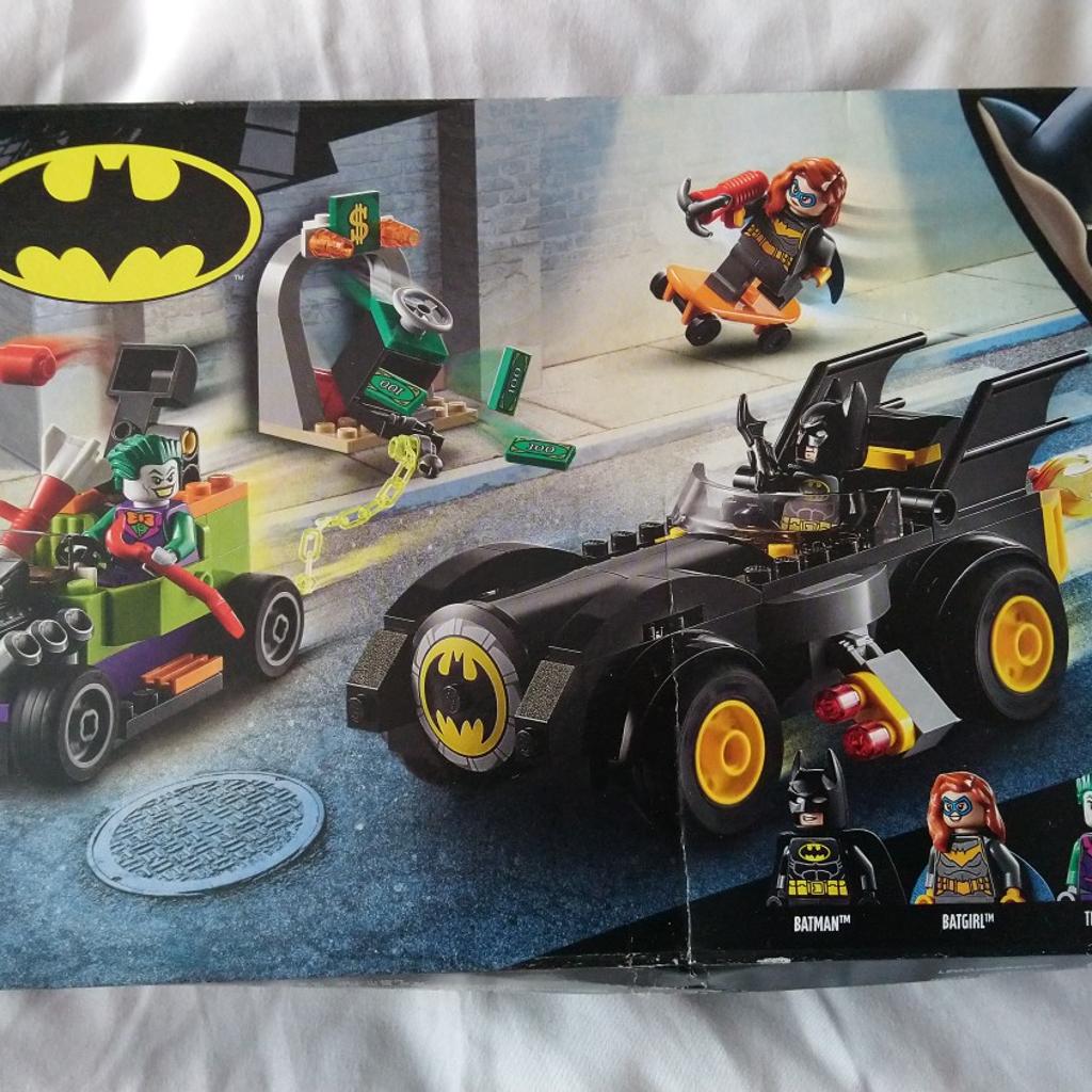 Lego Batman: Batman vs Joker The Joker Batmobile Chase 76180.
Brand new never opened, just a slight dent on the box, otherwise in perfect condition.
Sold as seen in pictures, collection only.
Please check out my other listings too as I have lots of other items for sale.