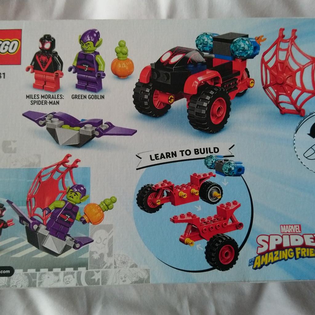 Lego Marvel Spidy Amazing friends spidermans techno trike 10781