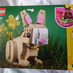 Lego Easter Bunny 40463, Retired set.
Brand new never opened, sold as seen.
Collection only.
Please check out my other listings too as I have lots of other items for sale.