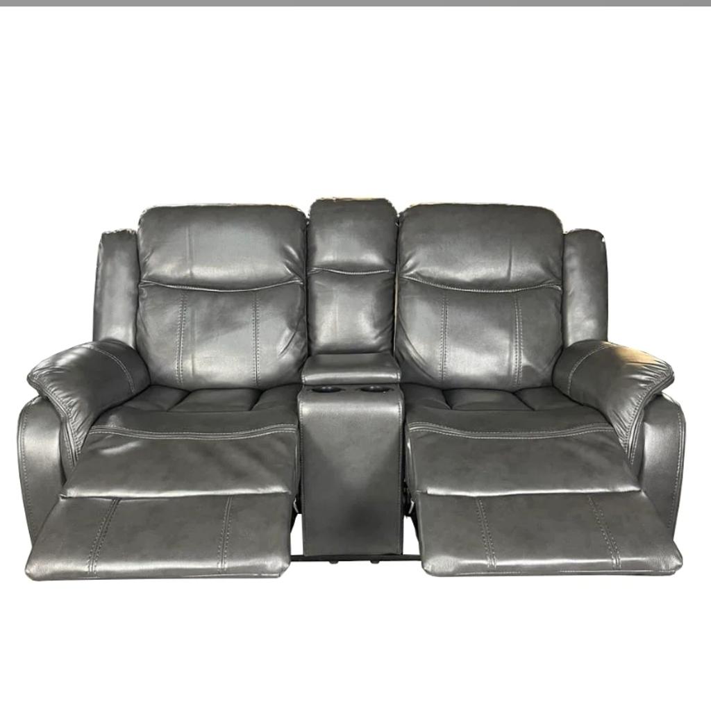 RECLINING SOFA IS A CONTEMPORARY STYLED FULLY RECLINED SOFA

COVERED IN HIGH GRADED QUALITY LEATHER AIR.

BOTH 3 SEAT AND 2 SEAT HAS GOT CUP HOLDER AND STORAGE ON 2 SEAT.

 THE CHAISE STYLED LEG REST GIVES TOTAL SUPPORT, RECLINING SOFA MAKES ANY ROOM MORE PLEASING TO THE EYE.

Material: All 100% LEATHER AIR

COLOURS : AVAILABLE IN Black and Brown

 AVAILABLE AS A 3 AND 2 SEATER SUITE OR INDIVIDUALLY AS A 3 OR 2 SEATER

Dimensions:
3 seater - Height 89, Width Width 195, Depth 85 cm
2 seater - Height 89, Width Width 175, Depth 85 cm

delivery and assembly service available