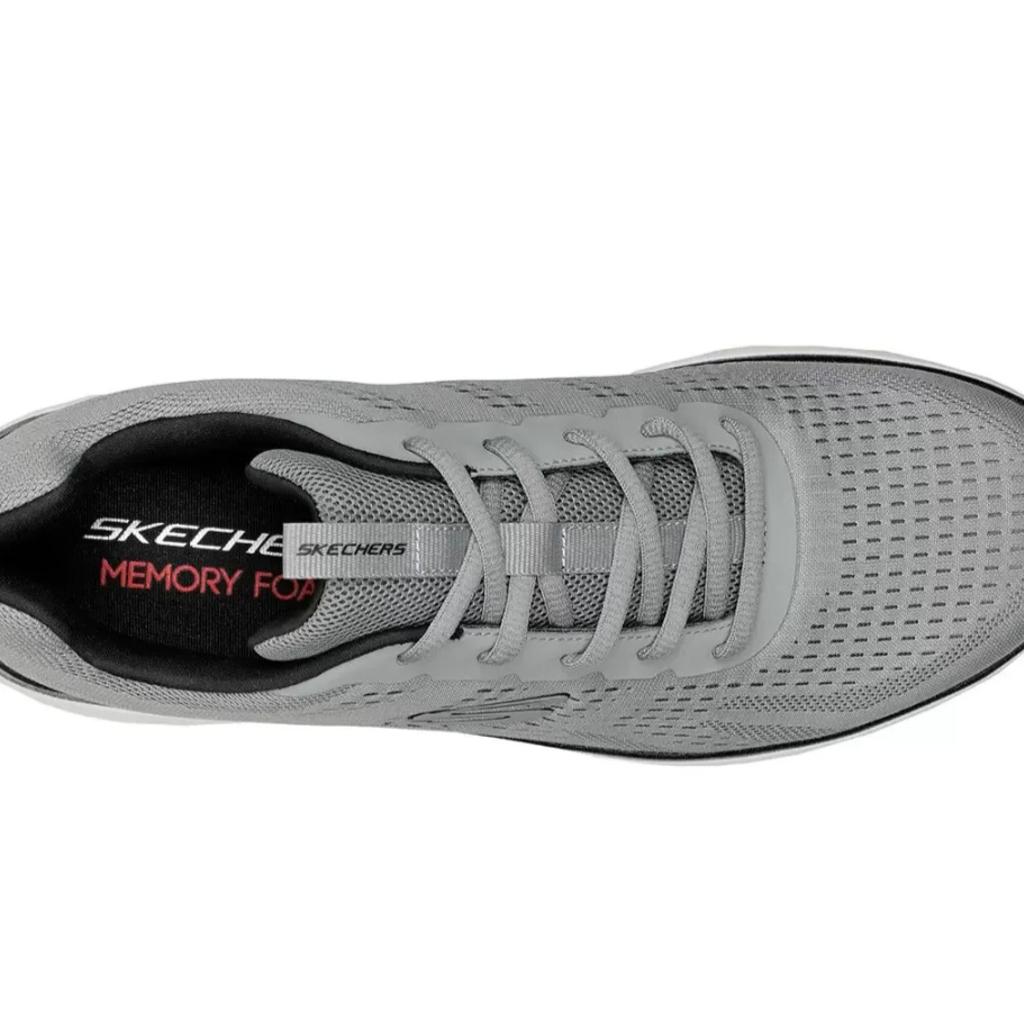 Skechers Men's Summit Trainers in Grey Size 10

This Sleek style harmonizes with cushioned comfort in the Men's Skechers Summits. This sporty lace-up trainer features an engineered mesh and synthetic upper with cushioned Memory Foam comfort insole. In addition to a flexible rubber outsole for extra grip, the Summit provides comfort and durability.

Features:

Athletic engineered mesh and synthetic upper
Lace-up athletic training design
Flexible rubber traction outsole
Machine washable
1 inch heel
Skechers® logo detail
Care Instructions:

Machine wash in cold water on gentle cycle
Air-dry