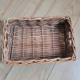 Wicker Basket 14 inch long 9 inch wide