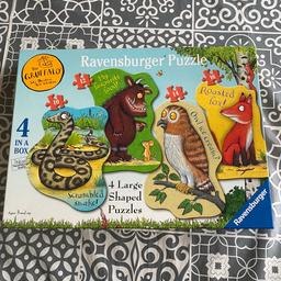 Ravensburger - The Gruffalo - x4 Large Shaped Puzzles. 
Excellent condition only played with a handful of times.