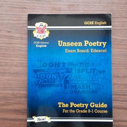 Really good condition, barely used
Useful for GCSE English Literature
Collection or delivery