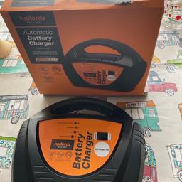 Brand new Halfords battery charger
