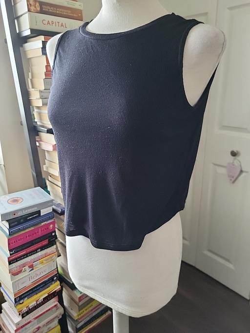 Buy & Sell West Midlands Sandwell - Photos for River Island Black Sleeveless Top Size 8