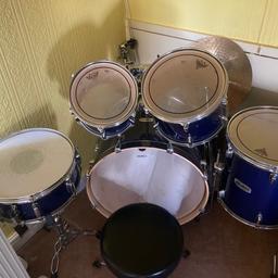 Professional drum kit everything with it that you need , cost £400 excellent condition can deliver for a fee.