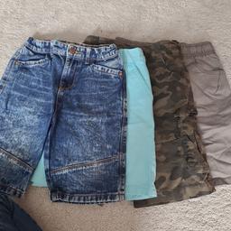4 pairs of shorts in excellent condition. 3 are barely worn and like new. The turquoise pair are perfect from the front but have some light marks from being worn on the sand on the back, but are noticeable only if you're looking for it!
loads of life in all of them
All waste bands can be adjusted either internally or with attached rope/belt
Collect from Mill Hill or can post