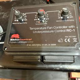 Rhino Temperature Fan Speed Controller. 
Fan and Extraction Professional Climate Control System. Not a Cheap one. 
Sell for £30
Collection Bedworth CV12