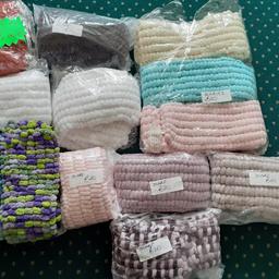 **** XMAS OFFER****
BUY ONE GET ONE HALF PRICE
 Hand knitted ( by me) scarves made RICO POMPOM wool
FROM SMOKE & PET FREE HOME
LISTED ELSEWHERE
COLLECTION B31, B32 or B14
can be posted at an additional cost to be advised.

£20 each or BUY ONE GET ONE HALF PRICE
Many colours available