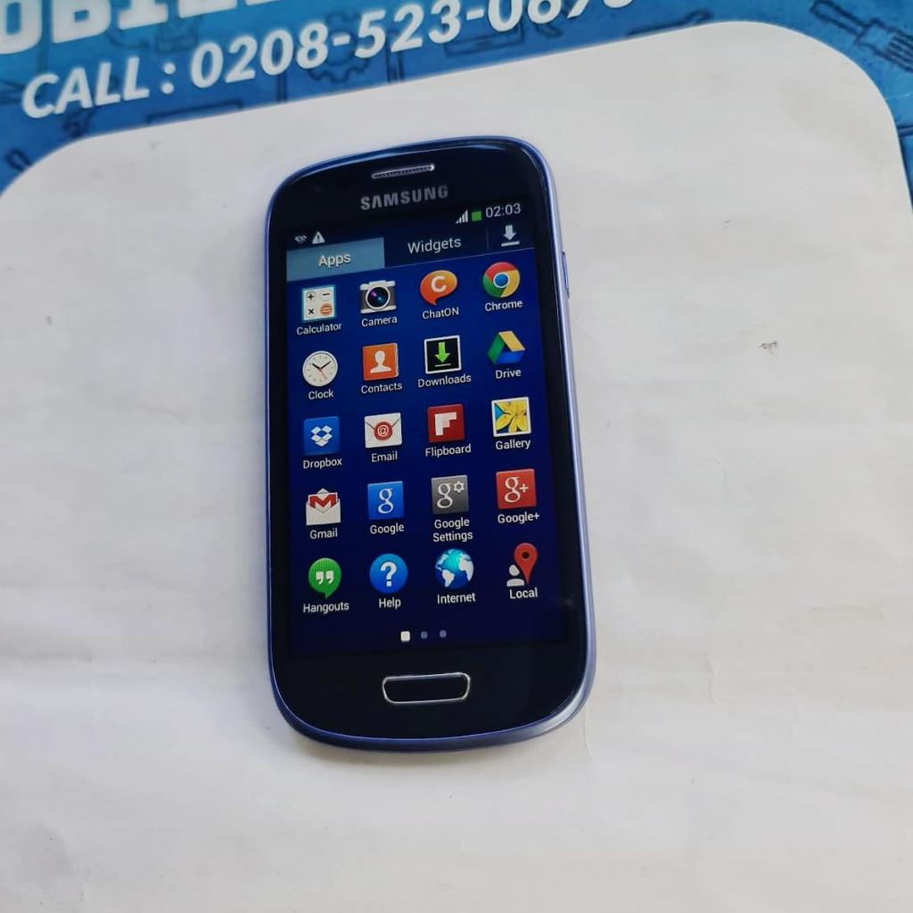 Samsung Galaxy S3 Mini Blue 8GB 1GB RAM Unlocked Android Version 4.2.2 (Older Version) Good Working Condition

Brand: Samsung

Model: Galaxy S3 Mini GT-I802N

Colour: Blue

RAM: 1GB

Internal memory: 8GB

Sim: Single Sim

Network: Unlocked

Camera Resolution: 5 MP

Operating system: Android 4.2.2 (Older Version)

NO POSTAGE AVAILABLE, ONLY COLLECTION!

Any Questions....!!!!
***
Please Feel Free To Contact us @
0208 - 523 0698
10:30 am to 7:00 pm (Monday - Friday)
11:00 am to 5:30 pm (Saturday)

Mobilix Fone Lab Chingford
67 Chingford Mount Road,
Chingford , London E4 8LU