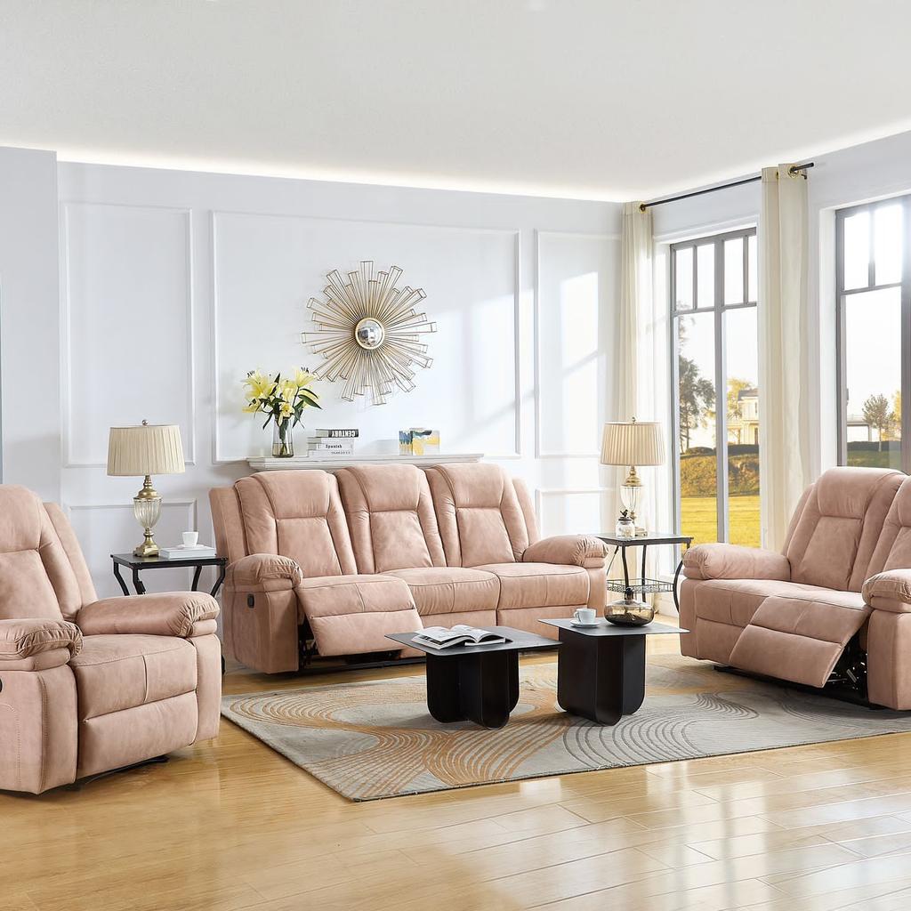 3 PIECE LUXURY RECLINER SOFAS in DE14 Staffordshire for £895.00 for
