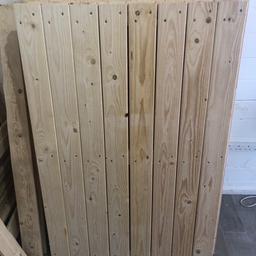 Heart treated wooden boards 120cm x 80cm ideal for fencing decking etc limited stock