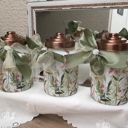 Decorative storage jars 5.99 each 🌺🌺🌺