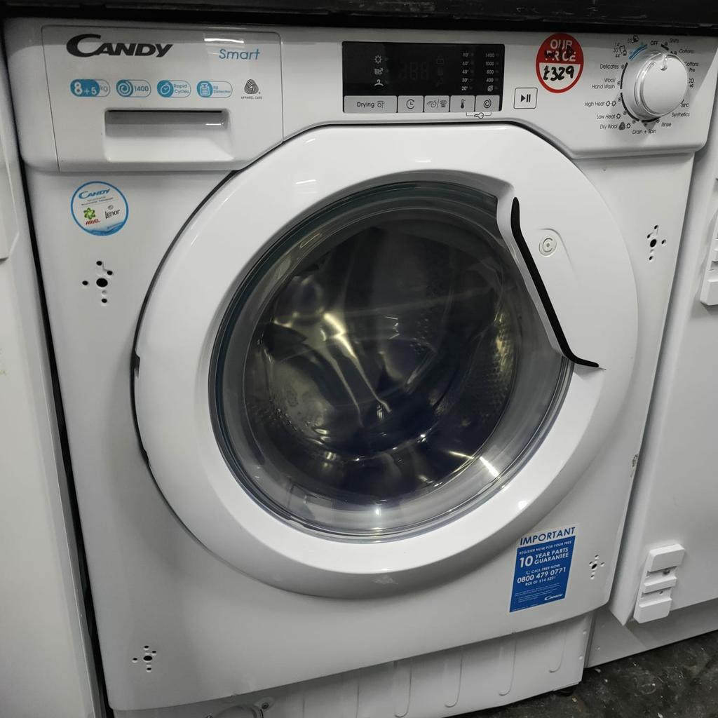 Ex Display Candy integrated Washer & Dryer in WA3 Warrington for £329.