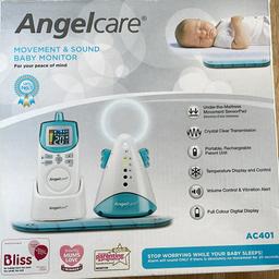 Brand New

Audio tic feature to reassure you while baby is sleeping silently

Nursery night light and sound activated LED lights for added care

Low battery indicator and out of range alarm for peace of mind

It is not compatible with hollow core mattresses or mattresses containing memory foam that comes in contact with the sensor pad