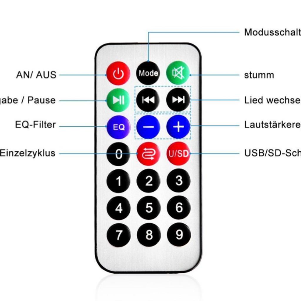 Eine Fortuna Lai SLDB Soundbar (Bluetooth, 20 W, Bluetooth 5.0, RBG Soundbar mit Fernbedienung und Cinch-USB-AUX-Anschluss für TV, PC und Smartphone) zu verkaufen....