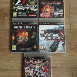 PS3 Games x 5 Rare Gems. All in very good condition no marks or scratches

No offers