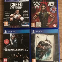 PS4 Games x5 Classics

Games are all in very good condition