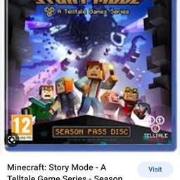 Minecraft story mode (PS4 game) Mint condition like new

I've got a mint condition like new

Minecraft story mode (PS4 game)

Only asking for just £13 pounds