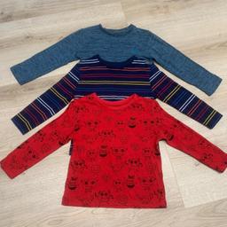 Good condition. Long sleeve tops. Age 2-3 years.