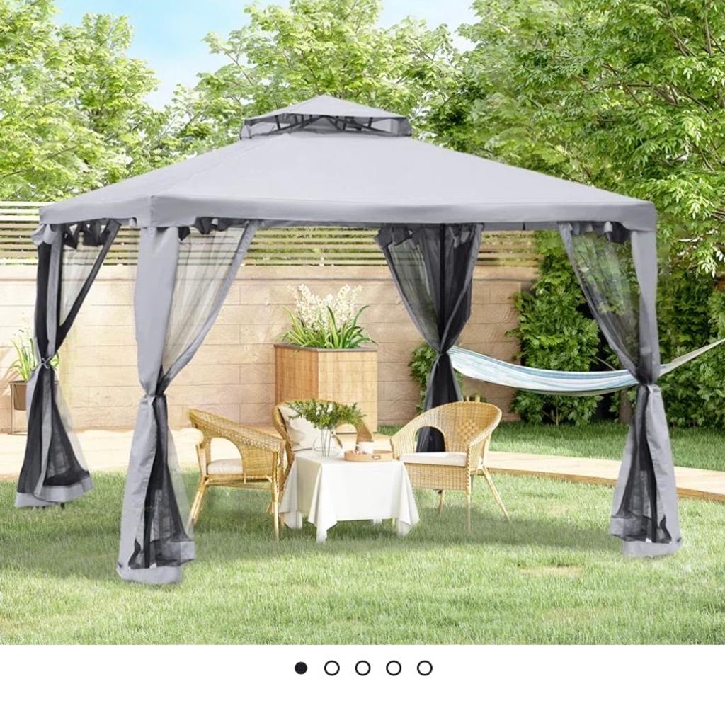 Brand new grey Gazebo in LE18 Wigston for £90.00 for sale Shpock