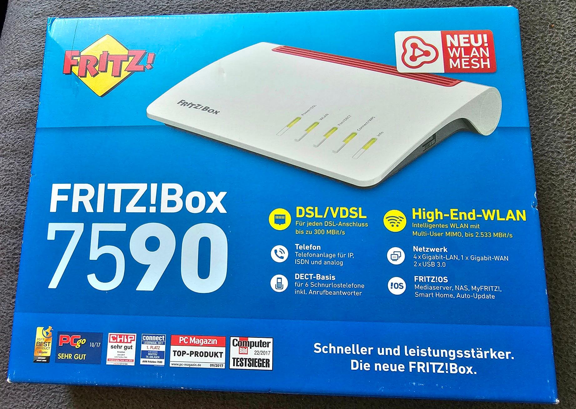 Fritzbox 7590 in 51373 Leverkusen für 170,00 € zum Verkauf Shpock DE