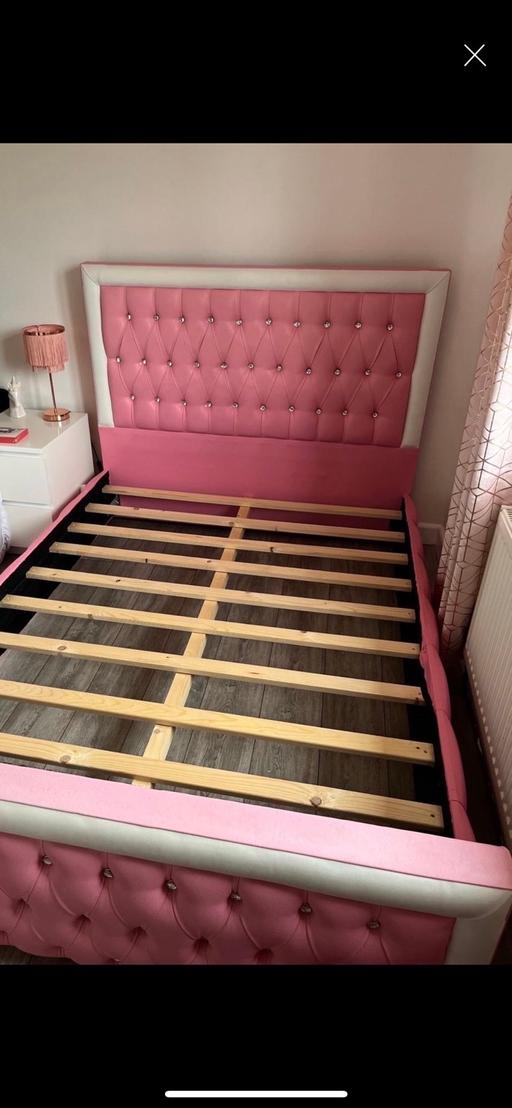 Buy & Sell Ponders End North London - Photos for Pink Double bed