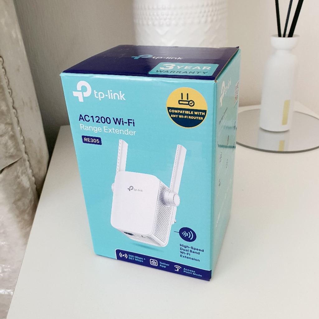 Tp-link Ac1200 Wifi extender.
Used only for a month. Not required anymore.