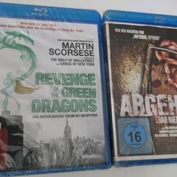 Zum Verkauf stehen 2 Filme
Revenge of the Green Dragons
Abgehört - Trau niemals einem Cop

Beide Filme sind ungeöffnet.