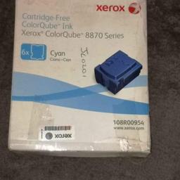 New genuine Xerox colorqube 8870 series cyan ink
Collection burscough or willing to post if you can pay through paypal and cover the p&p charges
Please take a look through my other items