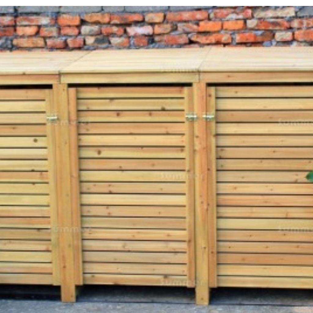 Wheelie Bin Store. Wooden Slatted, FSC® in WA9 Helens für £ 150,00 zum