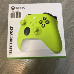 Microsoft xbox series Electric Volt wireless controller brand new sealed.
This is a genuine official Microsoft product.
Compatible with Xbox one, S, X xbox series S, series X and Windows with Bluetooth.
Collection is from Whitechapel E1 or Limehouse E14