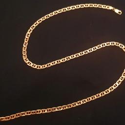 Verkaufe Goldkette 
echt Gold 585 

Größe : 60cm lang /         0,5cm breit.

Gewicht: 18,5 gramm
